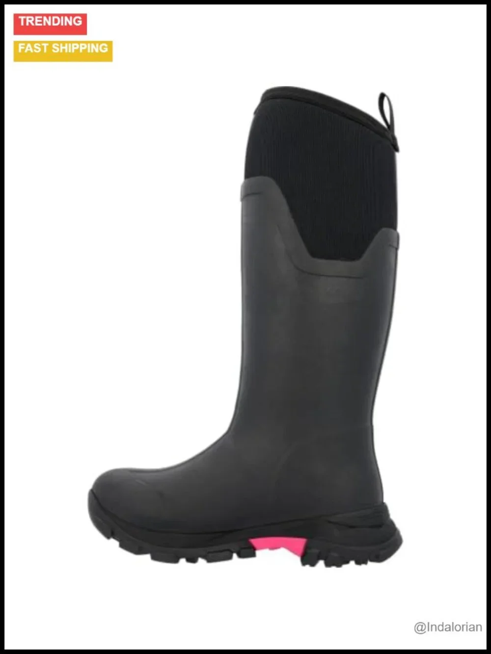 Women's Snow Boots - Waterproof, Vibram Arctic Grip A.T., Pull-On, Knee-High